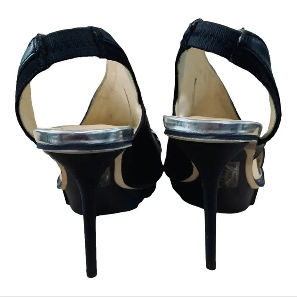 GX by Gwen Stefani shoes. Herld. Silver‎ metallic and Braided accent Saya size 7